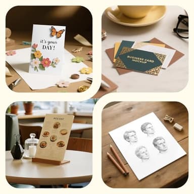White Cardstock 8.5 x 11,White Card Stock,Cardstock Paper,Copy Paper for Printer,40 Sheets Card Stock Paper for Invitations,Menus,DIY Cards,Tags,Cards Making,Certificate,Construction,Office Printing - Image 7