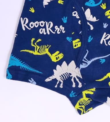 Boboking Boys Comfort Breathable Dino Boxer Brief Soft Underwear 2Y - Image 4