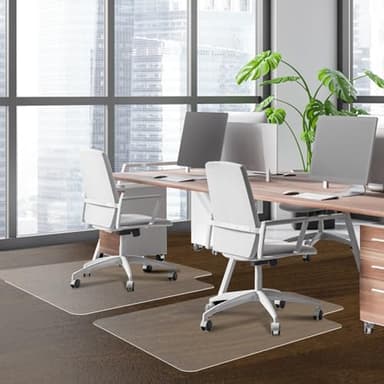 SHAREWIN Office Chair Mat for Hardwood Floors - 36"x47" Desk Chair Mats Home Floor Protector Heavy Duty - Easy Clean - Image 5