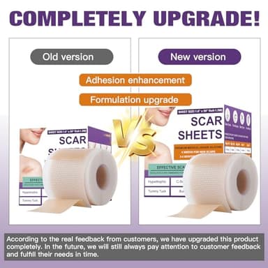 Silicone Scar Sheets,Silicone Scar Tape,Silicone Scar Removal Strips for Surgical,C-Section,Tummy Tuck,Keloid Scars (1.6"X 59" Roll-1.5M) Keloid Bump Removal - Image 6