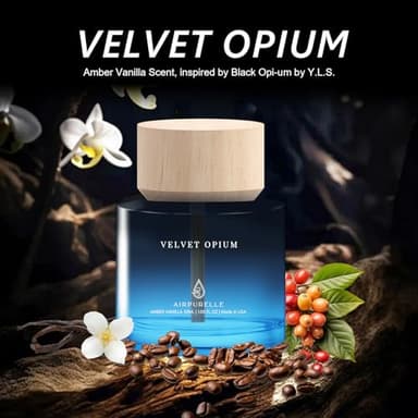 Car Air Freshener for Men & Women – Long-Lasting Amber Vanilla Essential Oil Diffuser for Car Cup Holder – 50ML (1.7 FL OZ) Car Scent Diffuser, Inspired by Perfume – Made in USA - Image 3