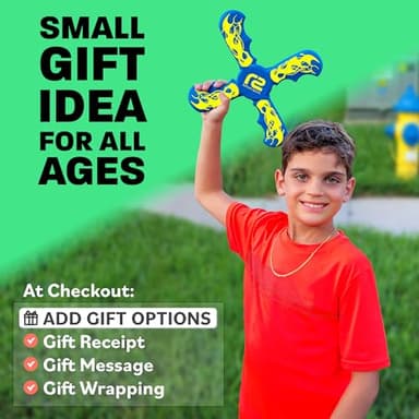 Fun Boomerang for Kids - Stocking Stuffers for Kids 8-12 - Soft & Easy to Use - Best Gifts for 6 7 8 9 10 Year Old Boys & Girls + 2025 Top Toys for Boys Age 8-12 - Fun Outdoor Toy for Boy Gift Ideas - Image 5