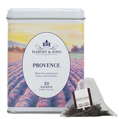 Harney & Sons Provence Tea, White Tea with Flavors of Apricot, Lemon and Lavender - Image 2