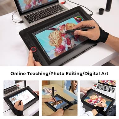 XPPen Drawing Tablet with Screen Full-Laminated Graphics Drawing Monitor Artist13.3 Pro Graphics Tablet with Adjustable Stand and 8 Shortcut Keys (8192 Levels Pen Pressure, 123% sRGB) - Image 9