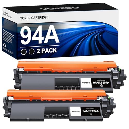VOREDO Toner Cartridge Replacement for HP 94A CF294A 94X CF294X Work for Laserjet Pro MFP M118dw M148dw M148fdw M149fdw M148 M118 M149 Printer (Black, 2 Pack) - Image 1