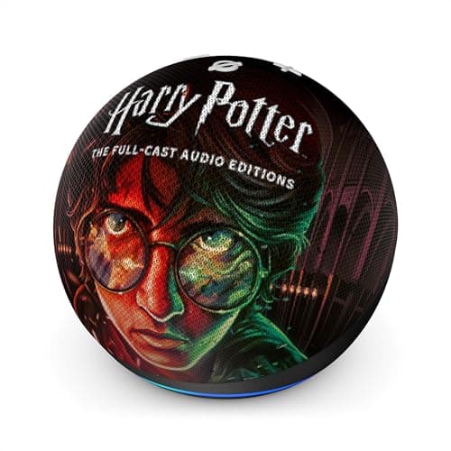 Amazon Echo Dot (newest model) | Officially Licensed Limited-Edition design in celebration of Harry Potter: The Full-Cast Audio Editions on Audible (sold separately) - Image 1