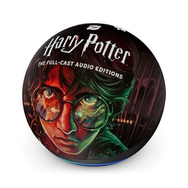 Amazon Echo Dot (newest model) | Officially Licensed Limited-Edition design in celebration of Harry Potter: The Full-Cast Audio Editions on Audible (sold separately) - Image 1