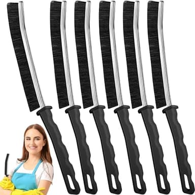 Crevice Cleaning Brush,New Multifunctional Cleaning Brush Tool, Bathroom Gap Brush, Home, Kitchen, Bathroom, Window, Vehicle, Faucets, Toilet,6Pcs - Image 1