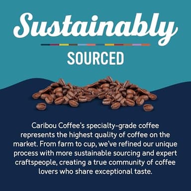 Caribou Coffee, Dark Roast Ground Coffee - French Roast 72 Ounces (6 Bags of 12 Ounces) - Image 5