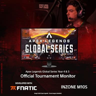 Sony INZONE M10S 27” OLED 1440p Gaming Monitor 480Hz 0.03ms, Low Profile Stand, Tournament Mode, Dual Screen Size (24.5”), G-SYNC Compatible, Anti-Glare, Custom Heatsink, 3-Year OLED Limited Warranty - Image 3