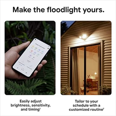 Google Nest Cam with Floodlight - Outdoor Camera - Floodlight Security Camera, White, 1 Count (Pack of 1) - Image 7
