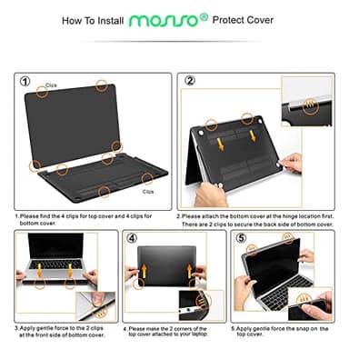 MOSISO Compatible with MacBook Pro 13 inch Case M2 2025, 2024, 2023, 2022-2016 A2338 M1 A2251 A2289 A2159 A1989 A1708 A1706 with/Without Touch Bar, Plastic Hard Shell Case Cover, Light Purple - Image 3