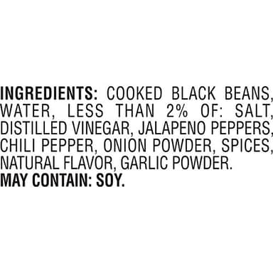 Rosarita Low Fat Refried Black Beans, 16 oz, 12 Pack - Image 3