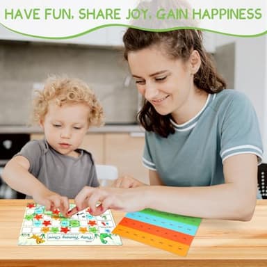 Potty Training Chart for Toddlers with 40 Large Reusable Magnetic Star Stickers, Interactive Reward Chart for Toilet Training (Dinosaur) - Image 6