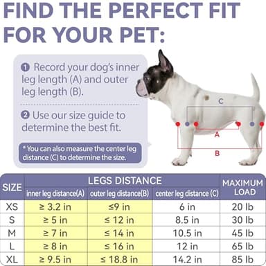 Loflaze Dog Grooming Hammock Harness for Dogs & Cats with Pet Nail Clipper Trimmer - Cat Hanger Sling for Trimming Clipping Nails- Dog Hammock Restraint Bag for Small Medium Large pet （ Grey XS） - Image 6