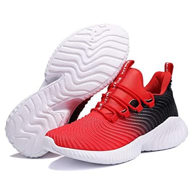 JMFCHI Boys Girls Kids' Sneakers Knitted Mesh Sports Shoes Breathable Lightweight Running Shoes for Kids Fashion Athletic Casual Shoes - Image 5