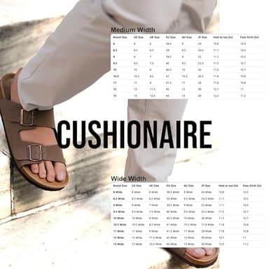 CUSHIONAIRE Lane Cork Footbed Mens Sandals, Adjustable Buckle Comfort Slides for Men, Genuine Leather Insole Summer Sandals Men Footwear, BROWN 11 - Image 5