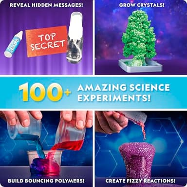 National Geographic Amazing Chemistry Set - Chemistry Kit with 45 Science Experiments Including Crystal Growing and Reactions, Science Kit for Kids, STEM Gift for Boys and Girls (Amazon Exclusive) - Image 2