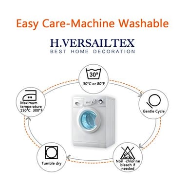 H.VERSAILTEX Thermal Insulated Grommet Blackout Curtains for Christmas & Thanksgiving Gift, Sliding Door Patio Door Curtains, Living Room Divider Curtains (1 Panel, 8.5ft Wide by 7ft Long) - Burgundy - Image 6