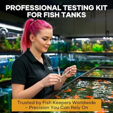 11 in 1 - Aquarium Test Strips | 950 Tests - 150 Strips | Fish Tank Aquariums Water Test Kit & ebook | Aquarium Thermometer | Fish Tank Water Testing Kit Includes 50 Ammonia Strips | Versatile Usage - Image 2
