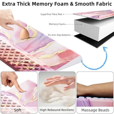 Ospelelf Keyboard Wrist Rest, Comfortable Ergonomic Keyboard Stand Riser Holder for Office Home - Image 4