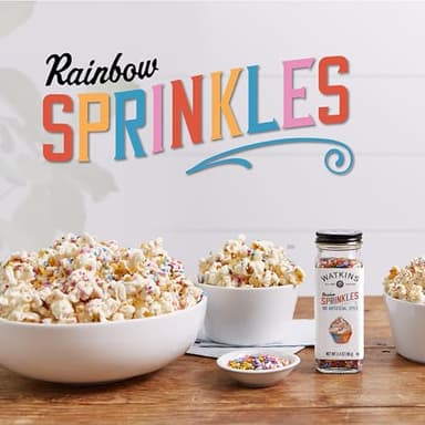 Watkins Rainbow Decorating Sprinkles, No Artificial Dyes, Kosher, 3.4 Ounce Jar, 1-Pack - Image 3