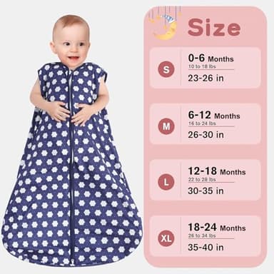 GUNTAIL Baby Sleep Sack 0-6 Months 3 Pack Baby Wearable Blanket 100% Rayon Cotton 2-Way Zipper Toddler Sleeping Sack .Comfy Soft Lightweight TOG 0.3 (Elephant&Dinosaur&Hexagon,) - Image 6