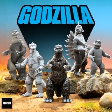 Super7 Toho Godzilla Blind Box Flat - (12 Pack) 3.75" Toho Godzilla Action Figures Classic Cartoon Collectibles and Retro Toys - Image 4