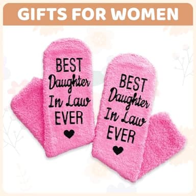 HAPPYPOP Mothers Day Gifts Socks - Daughter in Law Gifts, Daughter in Law Wedding Birthday Socks, Stocking Stuffers - Image 6