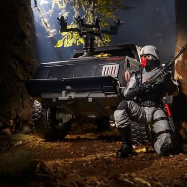 G.I. Joe Classified Series #120, Cobra Night Attack 4-WD Stinger & Driver, Collectible 6 Inch Action Figure & Vehicle with 8 Accessories - Image 4