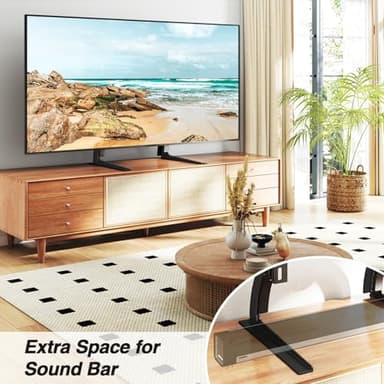 5Rcom TV Stand Mount, Universal TV Stand Tabletop for 22 to 65 inch Plasma LCD LED Flat Screen TVs, Strong TV Legs Holds up to 88lbs, Height Adjustable TV Base, Max VESA 800 x 500mm - Image 5