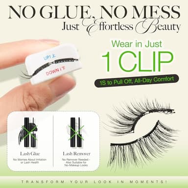 LASHVIEW Upgrade Soft Magnetic Eyelashes with Applicator, Reusable Magnetic Lashes Natural Look, No Glue Needed, Windproof & Waterproof for All-Day Comfort (L01) - Image 5