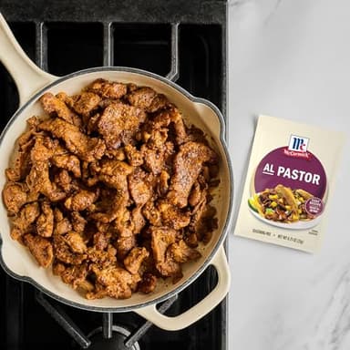 McCormick Seasoning Mix, Al Pastor, Smoky, Tangy & Savory Al Pastor for Tacos, Rice Bowls & Burritos, Ready to Serve In 20 Minutes, 0.75 oz (Pack of 12) - Image 9