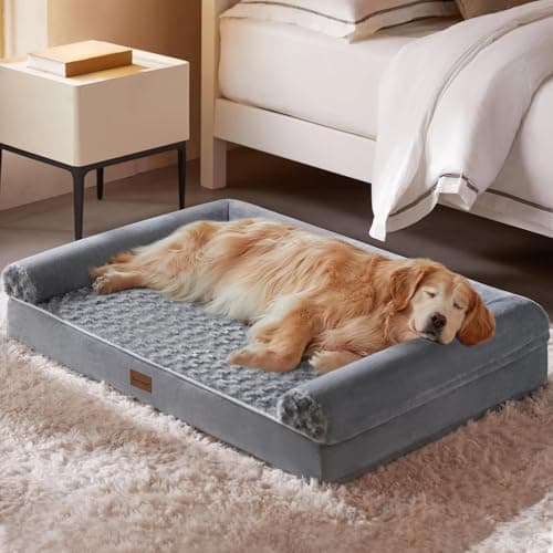 BFPETHOME Dog Beds for Large Dogs, Orthopedic Dog Bed for Medium Large Dogs,Big Waterproof Couch Pet Bed with Removable Washable Cover - Image 1