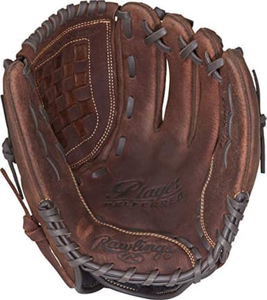Rawlings | PLAYER PREFERRED Glove | Baseball/Softball | Right Hand Throw | 12" - Basket Web - Image 3