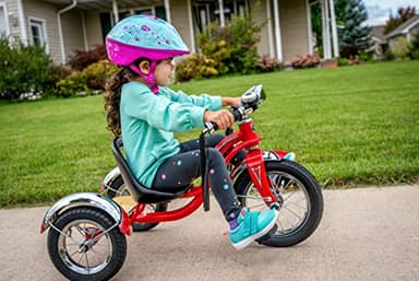 Schwinn Roadster Tricycle, 12 Inch Front Wheel Bike for Kids Ages 2-4, Low Center of Gravity, Retro Steel Frame, Adjustable Seat Grows with your Child, Rear Deck, Tricycle for Toddlers - Image 9