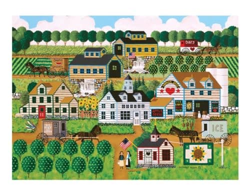 RoseArt - Home Country - Yankee Seed Co. - 1000 Piece Jigsaw Puzzle for Adults - Image 1