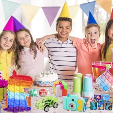 BILLFULL 1000 Pcs Party Favors for Kids, Fidget Toys Bulk, Birthday Gift Toys, Fidgets Stocking Stuffers, Treasure Box Party, Goodie Bag Carnival Prizes, Pinata Filler Stuffers Classroom - Image 6