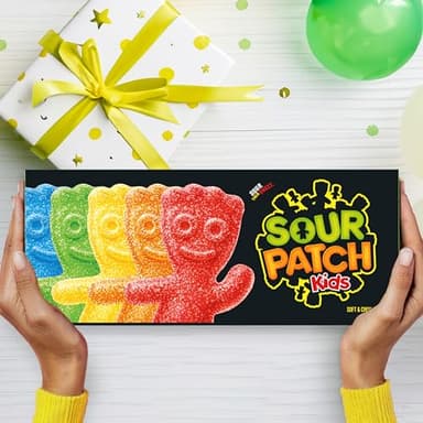 SOUR PATCH KIDS Soft & Chewy Candy Variety Pack Large Gift Box, Bulk Candy, 8-3.5 oz Boxes - Image 5