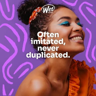 Wet Brush Original Detangler Hair Brush, Rainbow Hearts (Color Me Mine) - Ultra-Soft IntelliFlex Bristles - Detangling Brush Glides Through Tangles (Wet Dry & Damaged Hair) - Women & Men - Image 4