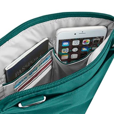 Travelon Anti-Theft Classic Slim Double Zip Crossbody - Image 7