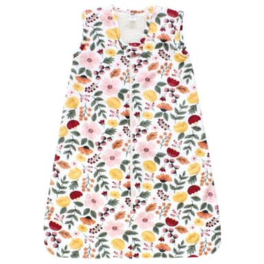 Hudson Baby Unisex Baby Plush Faux Fur Sleeping Bag, Wearable Blanket, Fall Botanical, 18-24 Months - Image 1