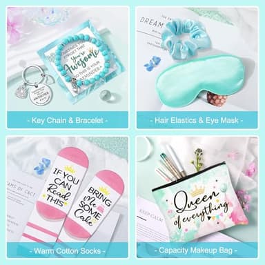 Birthday Gifts for Women, Best Friend Birthday Gifts for Women, Get Well Soon Gift Basket, Ocean Relaxing Spa Gifts Basket Care Package, Birthday Gifts for Woman, Coworkers, Sister, Mom & Wife - Image 6