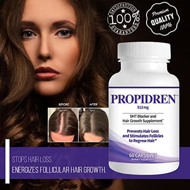 Propidren by HairGenics - DHT Blocker & Hair Growth Capsules to Prevent Hair Loss & Stimulate Hair Follicles, to Stop Hair Loss & Regrow Hair. Proprietary Anti-Hair Loss & Hair Regrowth Treatment. - Image 5