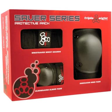 Triple Eight Saver Series Pad Set with Kneesavers, Elbowsavers and Wristsavers, Large - Image 7