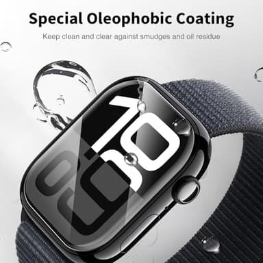 LK 6 Pack for Apple Watch Series 11 Screen Protector 46mm Series 10 [Flexible TPU Not Glass] Self-Healing, Max Coverage, Bubble Free, HD Clear Screen Protector for iWatch S11/S10 46mm, Anti-Scratch - Image 4