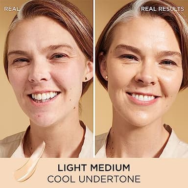 IT Cosmetics CC+ Nude Glow (Light Medium) - Medium Coverage Foundation with SPF 40 & Brightening Glow Serum, Lightweight Skin Tint, 2% Niacinamide + Hyaluronic Acid, Up to 24H Hydration - 1.08 fl oz - Image 2