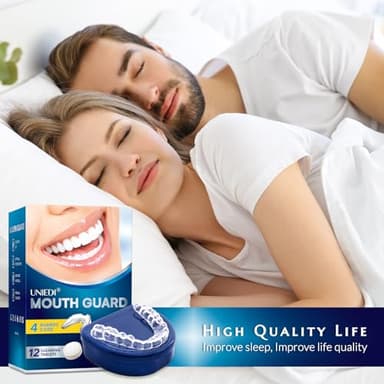 Anti Grinding Guard, Mouth Guard for Grinding Teeth at Night, Mouth Guard for Clenching Teeth at Night, Night Guards for Teeth Grinding with 12 Cleaning Tablets - Image 7