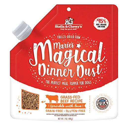 Stella & Chewy's Freeze-Dried Raw Marie’s Magical Dinner Dust - - Premium Beef Dog Food Topper with Organic Fruits & Vegetables - Perfect for Picky Eaters - 7oz - Image 1