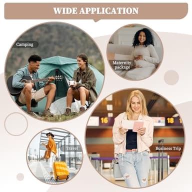 Weekender Bags for Women,Personal Item Travel Bag with Shoes Compartment,Overnight Travel Duffel Bag with Toiletry Bag,Medium - Image 8